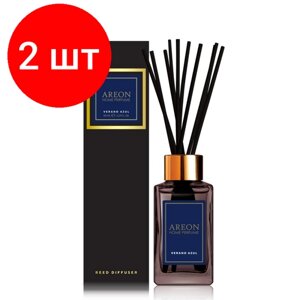 Комплект 2 штук, аромадиффузор AREON sticks premium 85 ml. верано азул