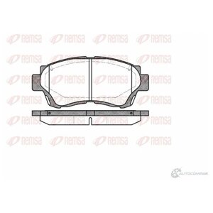 Комплект тормозных колодок дисковый тормоз REMSA 037000