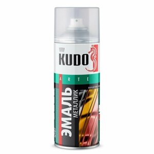 Краска металлик KUDO алюминий 520 мл аэрозоль
