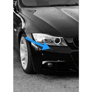 Крышка форсунки стеклоомывателя фар для BMW 3-Series E90 / E91 2005-2012 правая+левая черный