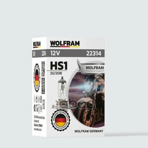 Лампа 12V Hs1 35/35W Px43t Wolfram Halogen Bulb Motorcycle 1 Шт. Картон 22314 WOLFRAM арт. 22314