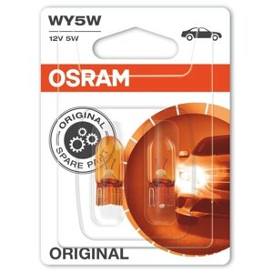 Лампа автомобильная накаливания OSRAM Original 2827NA-02B WY5W 12V 5W W2.19.5d 2500K 2 шт.