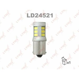 Лампа светодиодная LED P21W S25 24V BA15s smdx27 6200K HCV LD24521