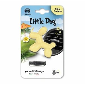 Little Dog Pina Colada (Пина колада)- light yellow Автомобильный освежитель воздуха