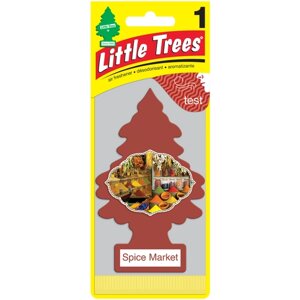 Little Trees Ароматизатор для автомобиля Ёлочка Ярмарка Специй (Spice Market) 12 мл 12 г разноцветный