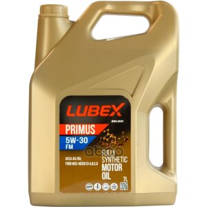 LUBEX L034-1315-0307 масло моторное primus FM 5W-30 CF/SL A5/B5 (7л)