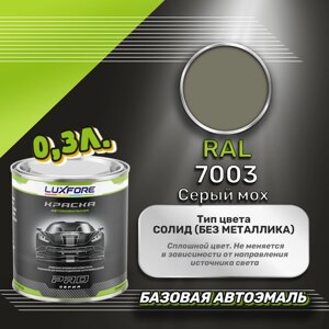 Luxfore краска базовая эмаль RAL 7003 Серый мох 300 мл