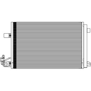 LUZAR LRAC1805 (LRAC1805) радиатор кондиц. для а / м volkswagen Transporter (Транспортер) t5 (09-2.0td (lrac 1805)