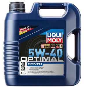 Масло Liqui Moly Моторное масло для автомобиля Liqui Moly Optimal Synth 5W40 4л