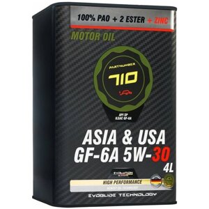 Масло моторное partnumber 710 asia & USA GF-6A 5W-30 4 литра