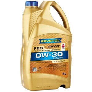 Масло моторное RAVENOL 4014835859012 /111114600501999/ FES SAE 0W-30 (5L) Super Synthetic полностью синтетич