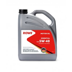 Масло моторное ROWE essential SAE 5W-40 5л