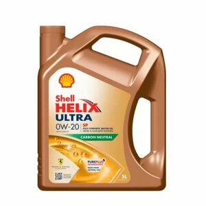 Масло моторное Shell Helix Ultra 0W-20 Синтетическое 4 л