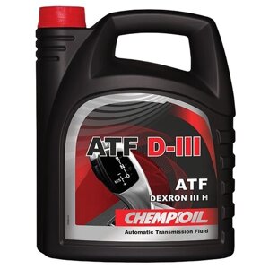 Масло трансмиссионное chempioil ATF D-III, 4 л