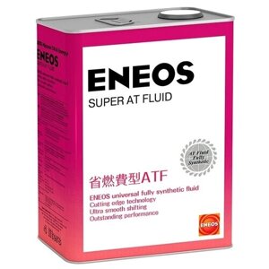 Масло трансмиссионное ENEOS Super AT Fluid, 4 л