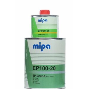 MIPA 2K EP Грунтовка эпоксидная (EP 100-20) 1000гр + отвердитель 950-25 200гр