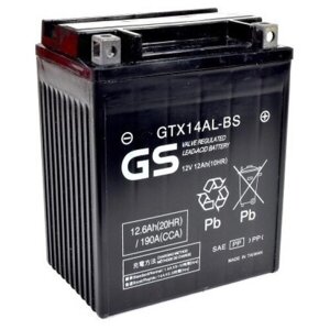 Мото аккумулятор GS GTX14AL-BS