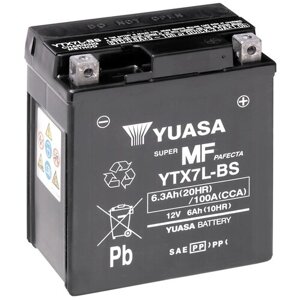 Мото аккумулятор YUASA YTX7l-BS