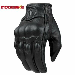 Мотоциклетные перчатки (кожаные, ретро)