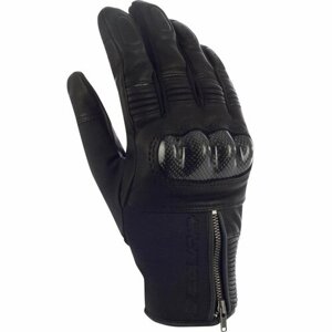 Мотоперчатки мужские кожаные короткие Segura HARPER Black, T9