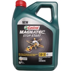Моторное масло castrol magnatec stop-start 5W-30 а5 (4л)