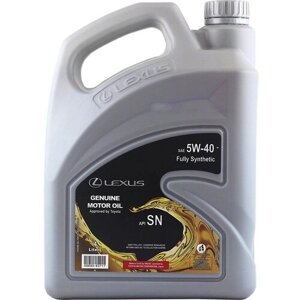 Моторное масло Lexus Oil SN 5W40 (Дубай), 4л масло для автомобиля синтетика лексус
