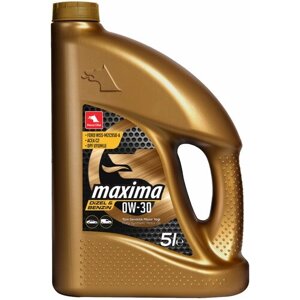 Моторное масло Petrol Ofisi MAXIMA 0W-30 синтетическое 5 л