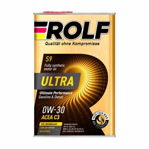 Моторное масло Rolf Ultra 0W-30 C3, 1 л