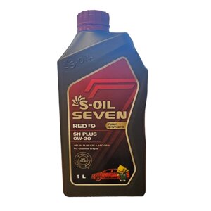 Моторное масло S-OIL 7 RED #9 0W20 SN PLUS (1л)