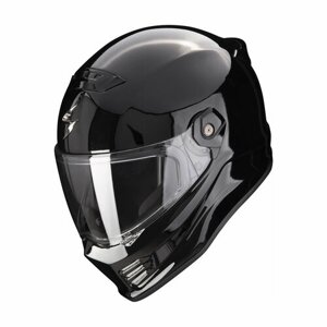 Мотошлем covert-FX SOLID, цвет черный, размер L