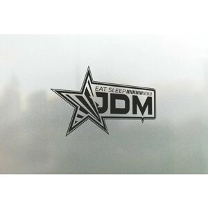 Наклейка на авто Eat Sleep JDM 30x17