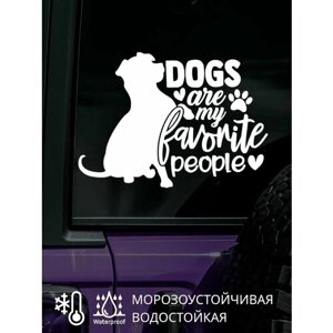 Наклейка на авто / капот / стекло авто DOG Собака