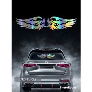 Наклейка на авто/стекло/капот/крыло/бампер крылья 3D