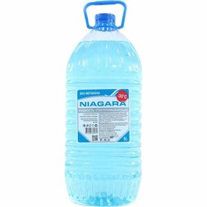 NIAGARA Жидкость омывания стекол Ниагара 5 л незамерзайка до -30 без метанола 001006009010