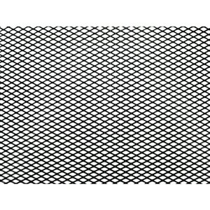 Облицовка радиатора (сетка декоративная), 120 х 20 см, черная, ячейки 10 х 5,5мм