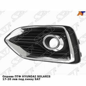 Оправа птф hyundai solaris 17-20 лев под линзу SAT хендай солярис