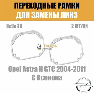 Переходные рамки для замены линз №1 на Opel Astra H GTC 2004-2011 Крепление Hella 3R