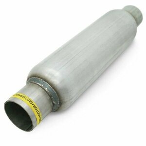 Пламегаситель стронгер «FOR» круглый, жаброобразный диффузор, длина 400 мм, труба Ø65 мм (алюминизированная сталь)19571