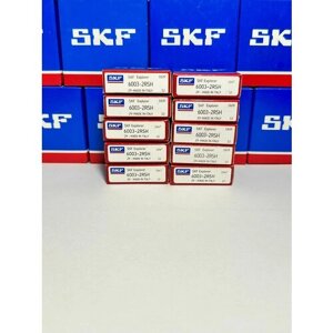 Подшипник SKF 6003 2RSH (10шт) (17x35x10) Made in italy