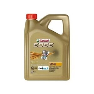 Полусинтетическое моторное масло Castrol Edge 5W-40, 4 л, 1 шт.
