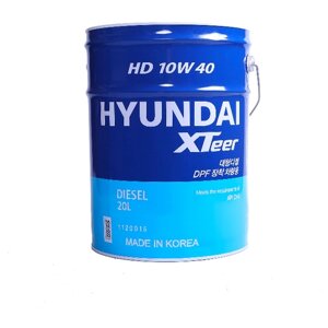 Полусинтетическое моторное масло HYUNDAI XTeer HD 7000 10W-40, 20 л