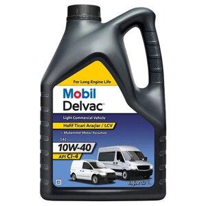 Полусинтетическое моторное масло MOBIL Delvac LCV 10W-40, 5 л