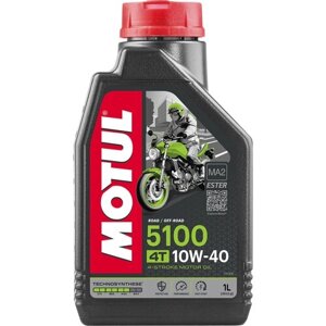 Полусинтетическое моторное масло Motul 5100 4T 10W40, 1 л