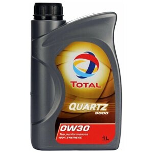 Полусинтетическое моторное масло TOTAL Quartz 9000 0W-30, 1 л