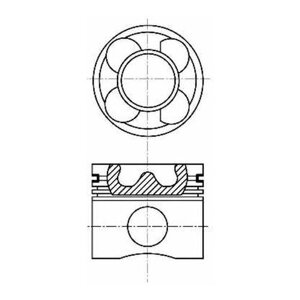 Поршень Nural 87-424000-00