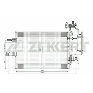 Радиатор кондиционера ZEKKERT MK3092 для Opel Meriva