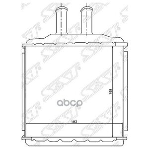 Радиатор Отопителя Салона Chevrolet / Daewoo Lacetti 04-Nubira 03-Suzuki Forenza 03- Sat арт. ST-CVW1-395-0