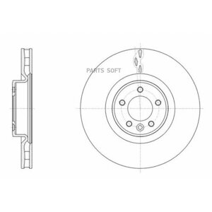 REMSA 6161110 61611.10_диск тормозной передний! Land Rover Range Rover 3.0-5.0i/D 13>