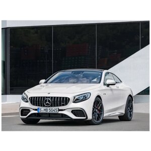 Решетка радиатора Mercedes S-class Coupe C217 хром AMG GT