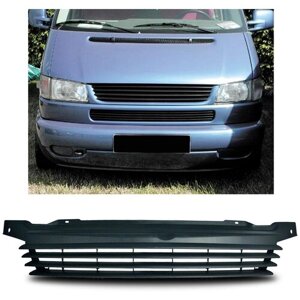 Решетка радиатора VW Transporter T4 рестайлинг 1996-2003 тюнинг черная без значка